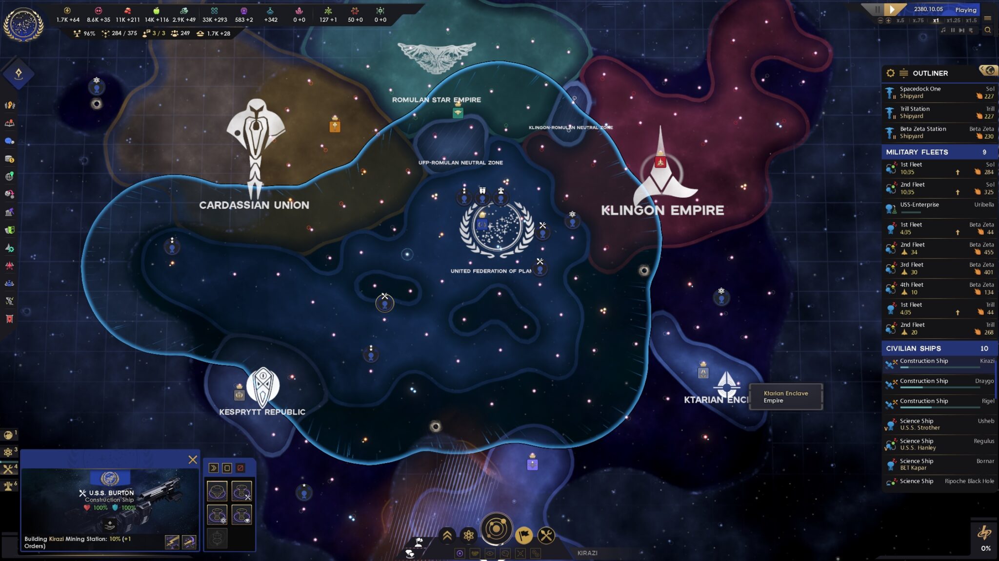 Star Trek: Infinite, Paradox Interactive, Ve Star Trek: Infinite mi android Dat umřel stářím