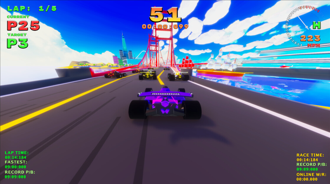 Nové retro závody připomínají Virtua Racing