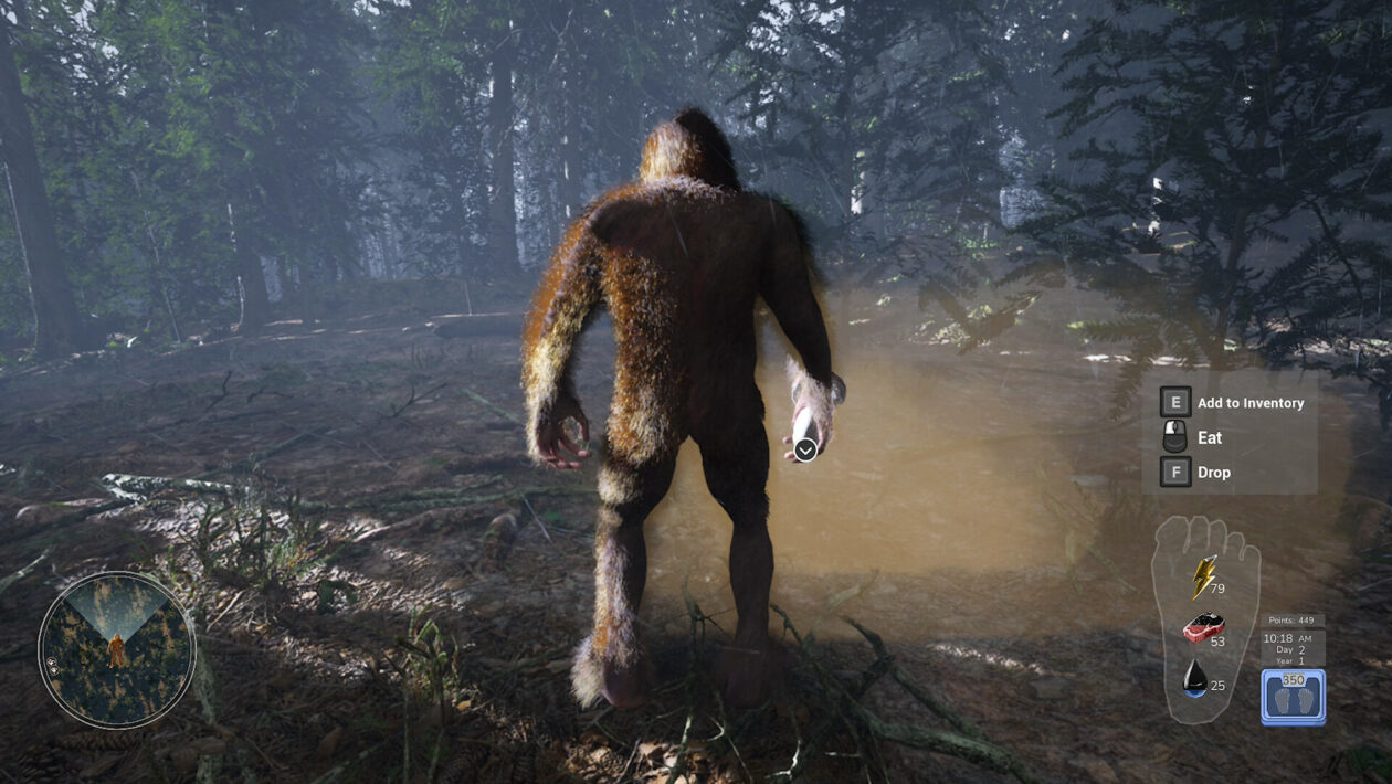 V survivalu Bigfoot Life se musíte vyhýbat lidem