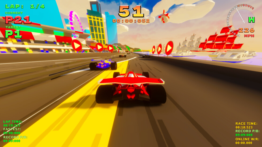 Nové retro závody připomínají Virtua Racing