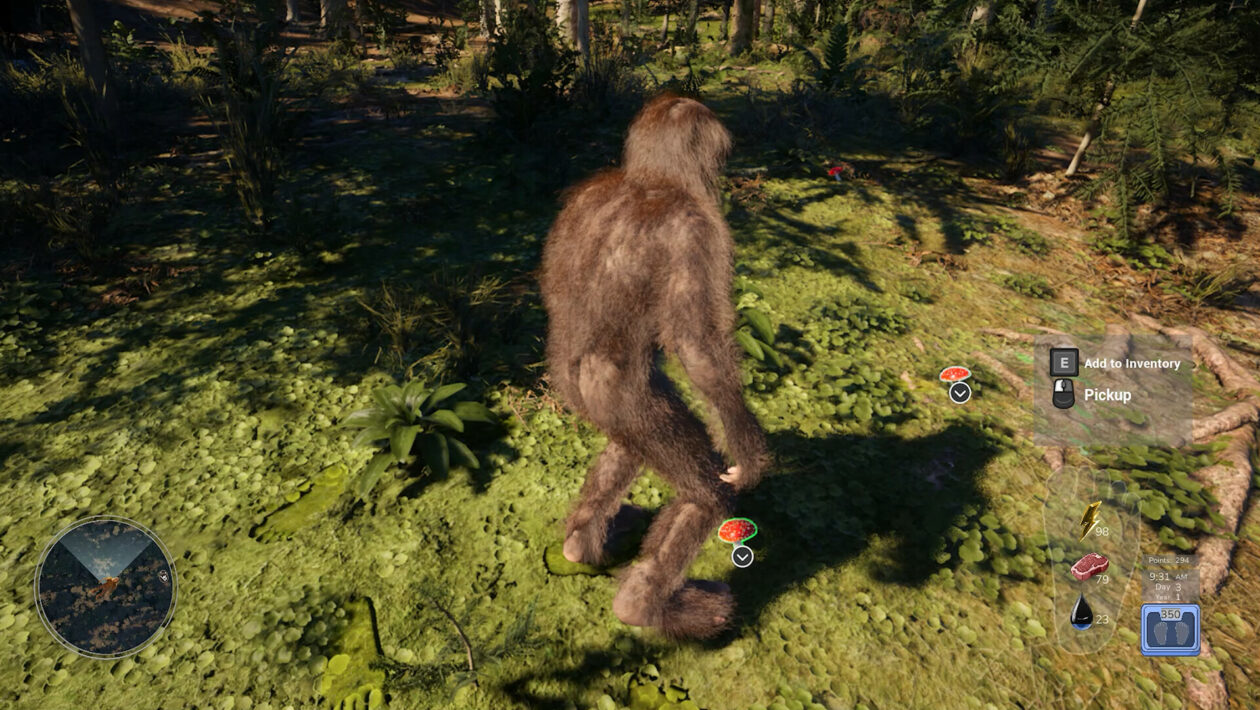 V survivalu Bigfoot Life se musíte vyhýbat lidem