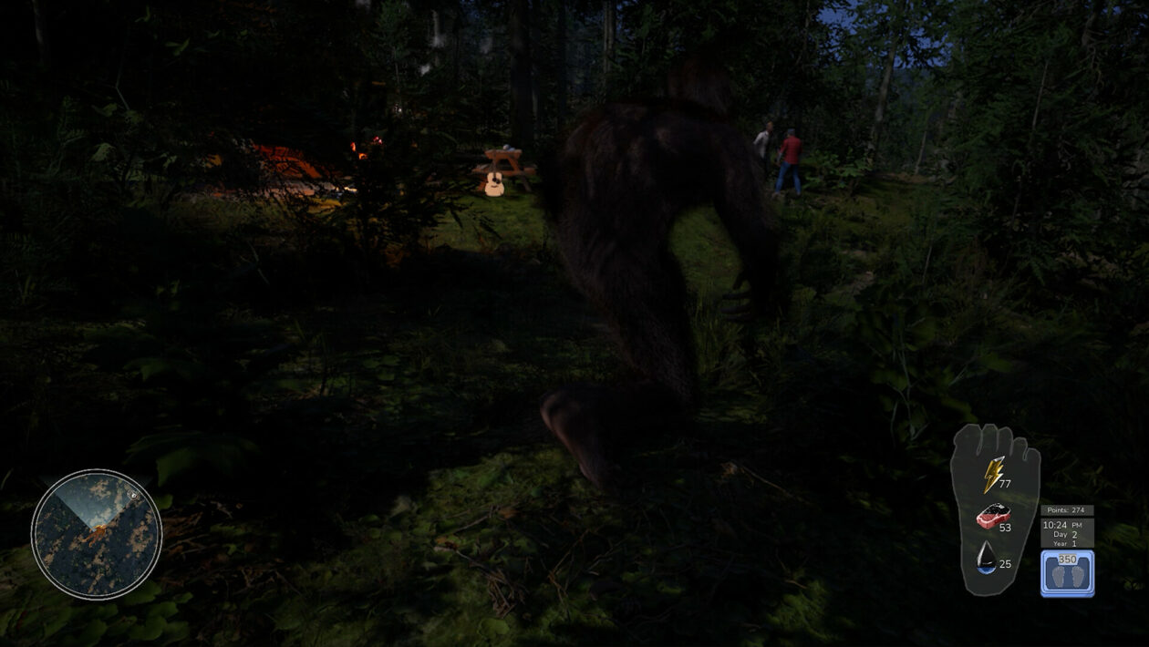 V survivalu Bigfoot Life se musíte vyhýbat lidem