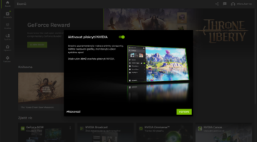 GeForce Experience bylo nahrazeno novou aplikací