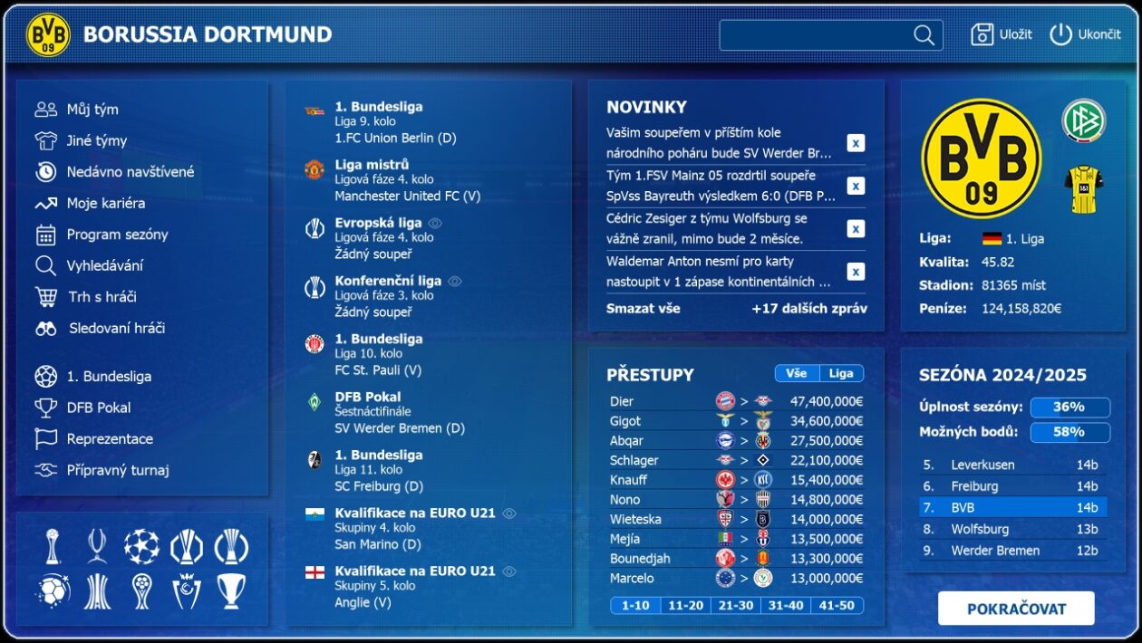 Czech Soccer Manager 2025, Vyšla nová verze legendárního Czech Soccer Manageru