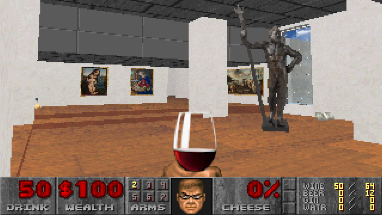 Doom, id Software, Modifikace pro Dooma změní první level v galerii umění