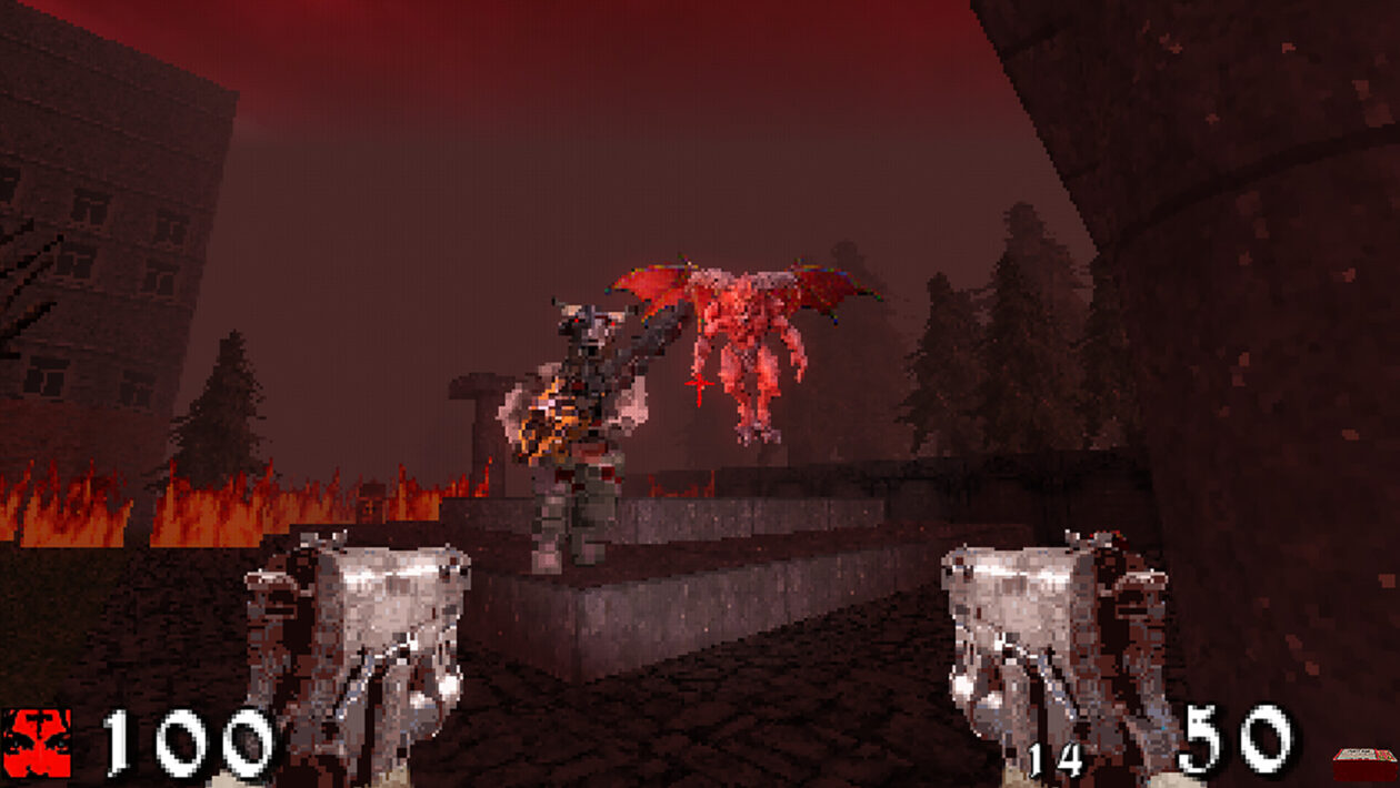 SATAN, DOSMan Games, V nové české retro FPS musíte porazit Satana