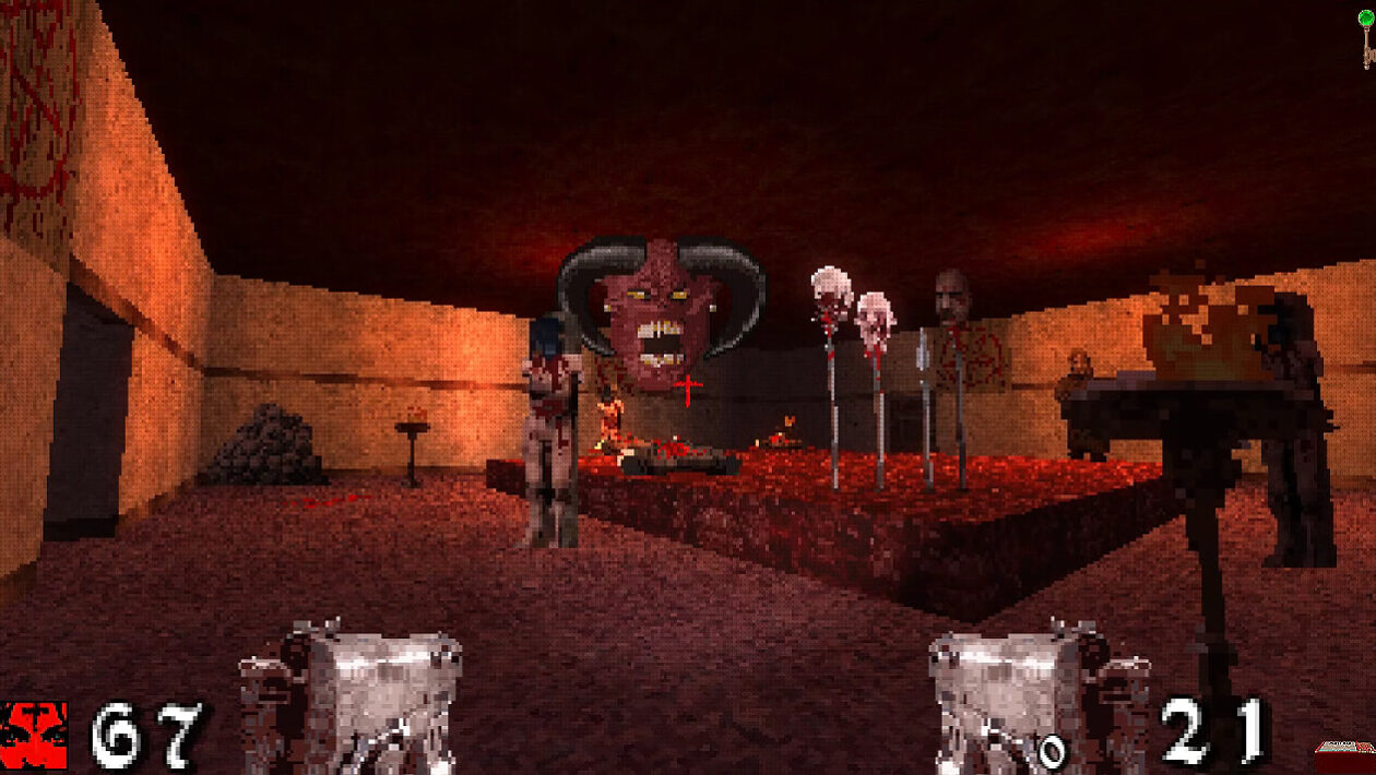 SATAN, DOSMan Games, V nové české retro FPS musíte porazit Satana