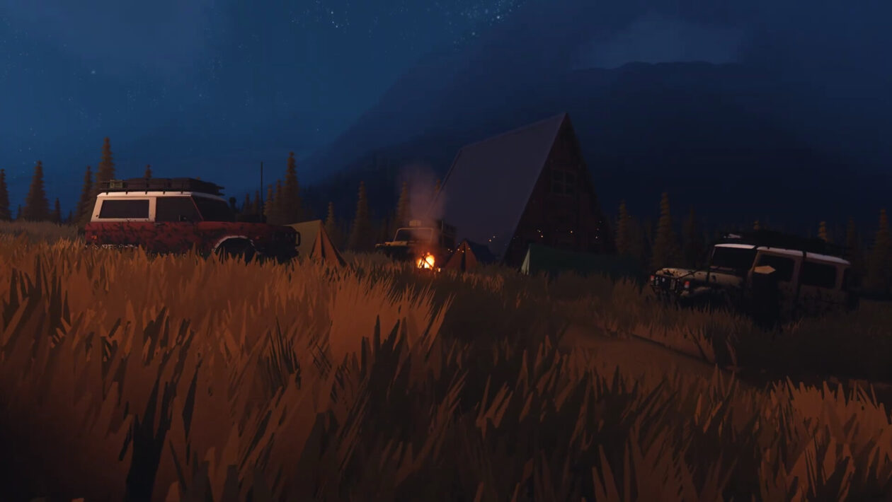 over the hill, Funselektor Labs, Mudrunner + Firewatch + Top Gear = over the hill